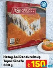HATAY ASİ DONDURULMUŞ TEPSİ KÜNEFE 500 G HATAY ASİ DONDURULMUŞ TEPSİ KÜNEFE 500 G